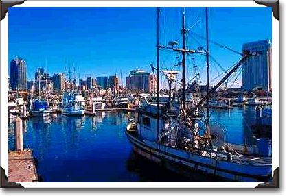 Waterfront and tuna boats