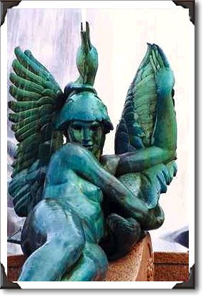 Reclining Angel, Swann Fountain