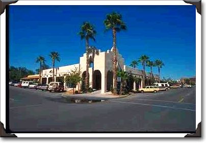 Shopping mall on Scottsdale Road, Phoenix, Arizona