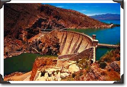 Roosevelt Dam and Lake, Apache Trail, Arizona