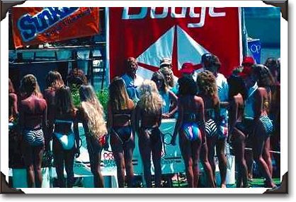Summer bikini contest, Huntington Beach, California
