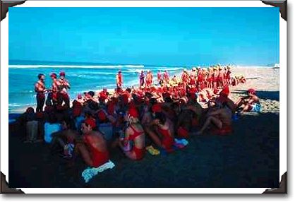 Junior lifeguards, Huntington Beach, California