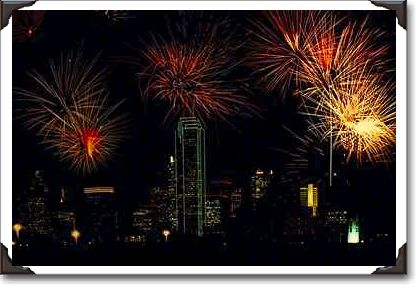 Fireworks, Dallas, Texas