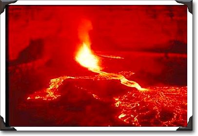 Volcano eruption Kilauea on the Big Island