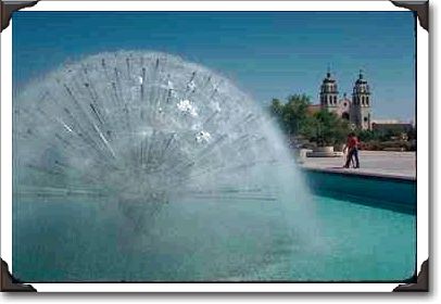 Fountain, Civic Plaza, downtown Phoenix