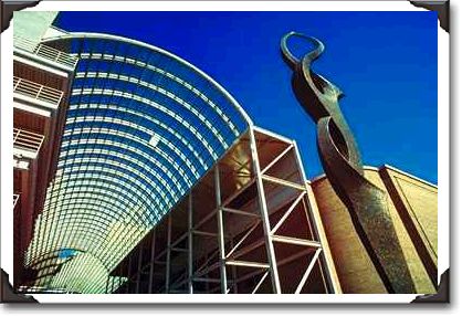 Modern sculpture at Denver Center for Performing Arts