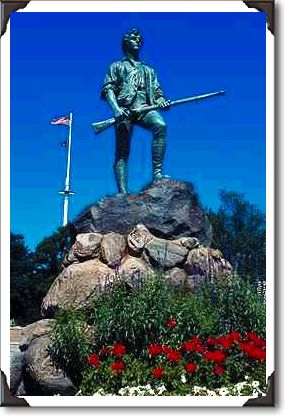 Minuteman Statue, Lexington, Massachusetts.