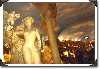 Female statue, Caesar's Palace shopping arcade