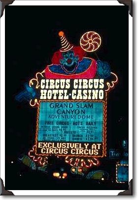 Theater program at Circus Circus