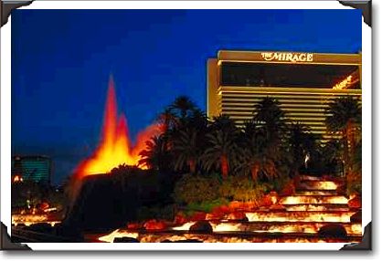 The Mirage at dusk