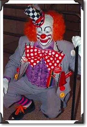 Circus clown, Shrine Circus, Rochester, New York