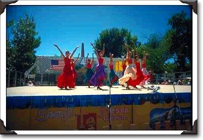 Dancers on stage, Santa Fe, New Mexico