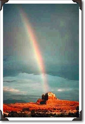 Rainbow over Canyonlands National Park, Utah