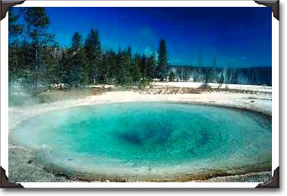 Pool in West Thumb Geyser Basin, Yellowstone National Park, Wyoming