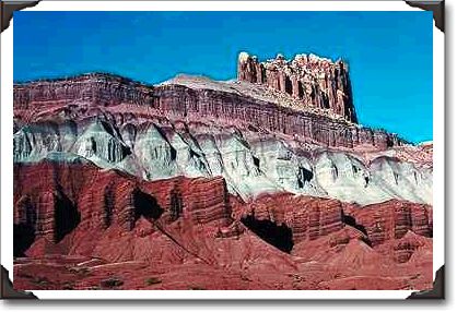Rugged cliffs of Capitol Reef National Park, Utah