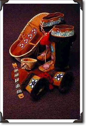 Indian handcrafts by the Athabaskan Indians, Alaska
