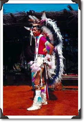 Kiowa Indian dancer, Indian City, Andarko, Oklahoma