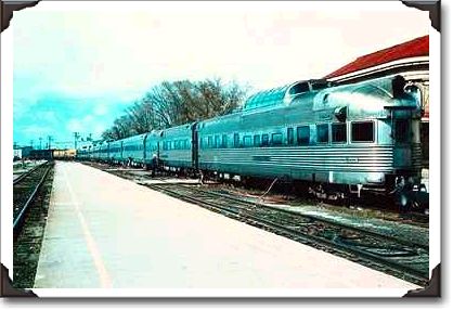 D & RGW California Zephyr with observation Silver Sky