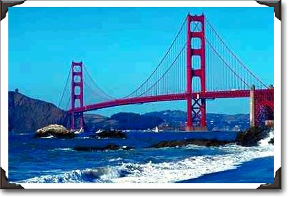 Majestic Golden Gate Bridge, San Francisco, California