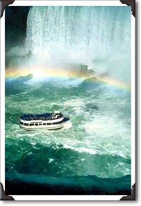 Tour boat "Maid of the Mist", Niagara Falls, upstate New York