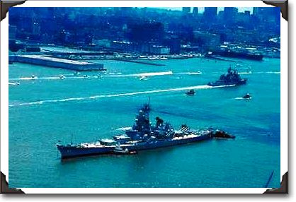 Modern battleship, "USS Wisconsin", New York