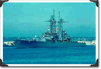 CGN 35 "Truxton", nuclear powered cruiser, San Diego, California