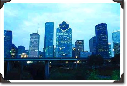 Modern city scape, southern Texas