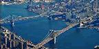 Brooklyn and Manhattan from the air, New York