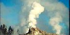 Castle Geyser eruption, Upper Geyser Basin, Yellowstone National Park