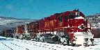 Lehigh Valley EMD No. 311 leads freight, Lehighton, ...