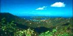 View from mountaintop, St. Thomas