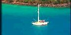 Sailboats at anchor at Charlotte Amalie, St. Thomas