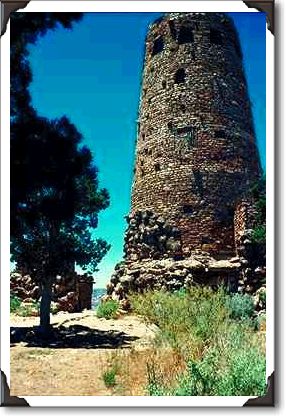 Deserted watchtower, Grand Canyon, Arizona