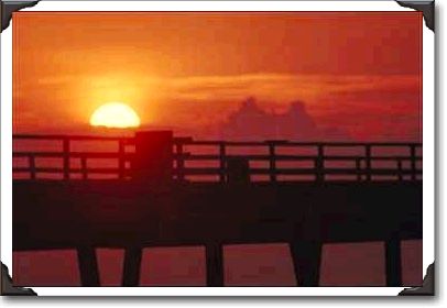 Sunrise at the fishing pier, Dania