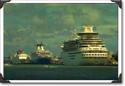 Cruise boats, Port of Miami