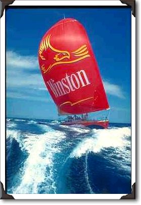 Winston boat during the Whitbread Races in Fort Lauderdale