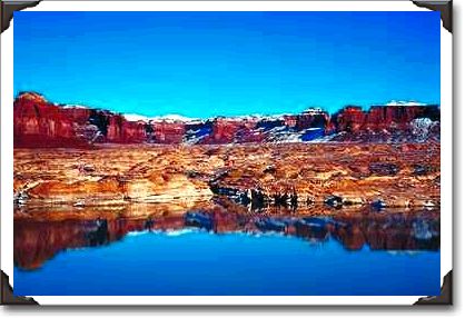 Reflection, Lake Powell, Utah