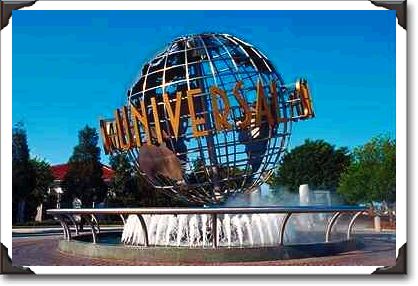 Entrance to Universal Studios, Florida theme park