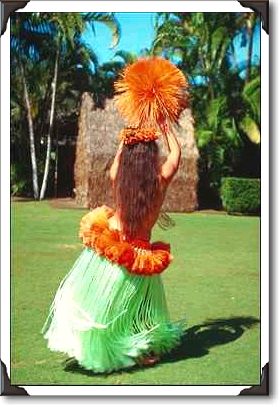 Woman in Hula Show, Waikiki