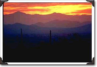 Southwest sunset, Arizona