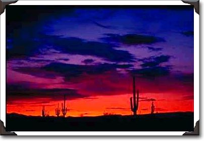 Sunset, Lake Pleasant, Arizona