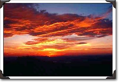 Mohave Desert sunset, Arizona/Nevada border