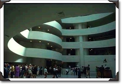 Inside the Guggenheim Museum, New York City