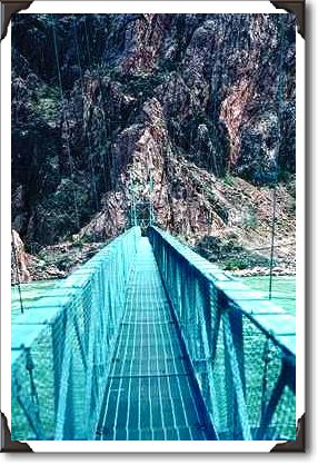 Footbridge over Colorado River, Grand Canyon National Park