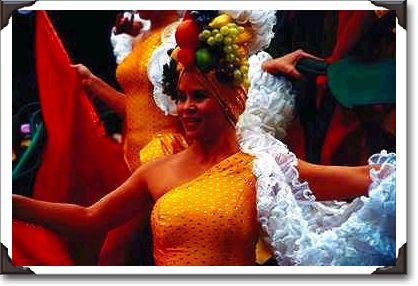 Dancer in parade, Orlando, Florida