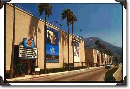 Warner Bros. Studios taping entrance, Burbank, California