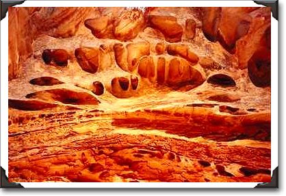 Heavily eroded sandstone, Arizona