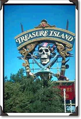 Treasure Island Skull detail