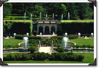 Main fountain garden, Longwood Gardens, Pennsylvania
