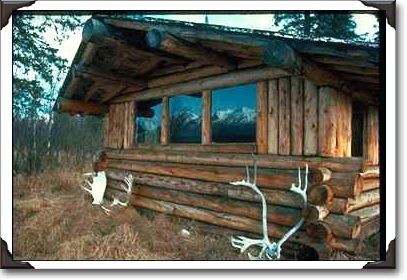 Cabin on the Chulitna River, Alaska